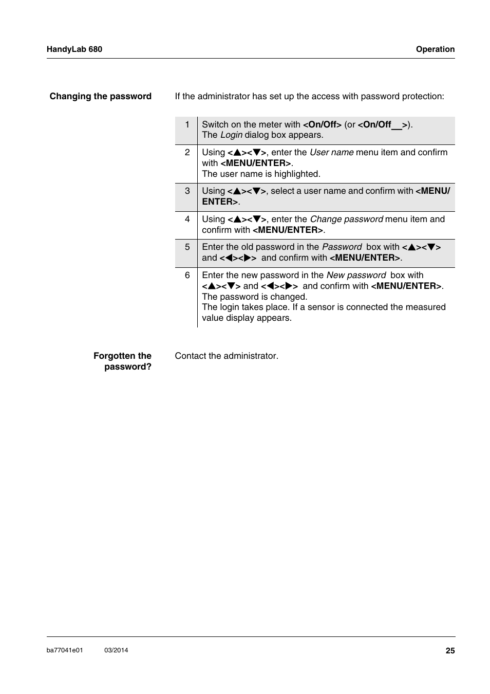 Xylem HandyLab 680 User Manual | Page 25 / 120