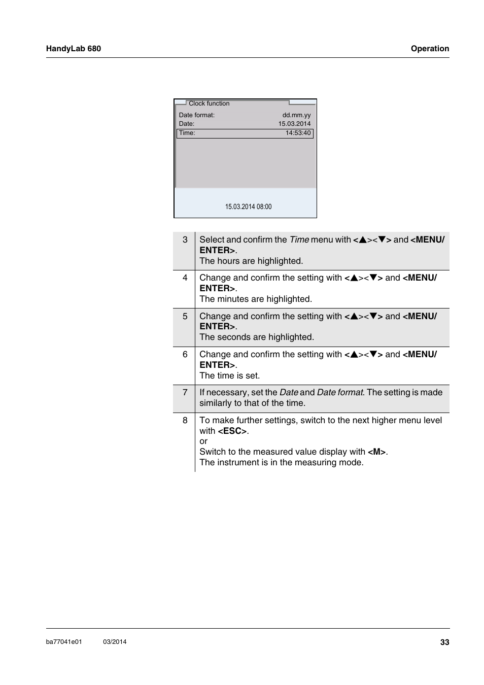 Xylem HandyLab 680 User Manual | Page 33 / 120