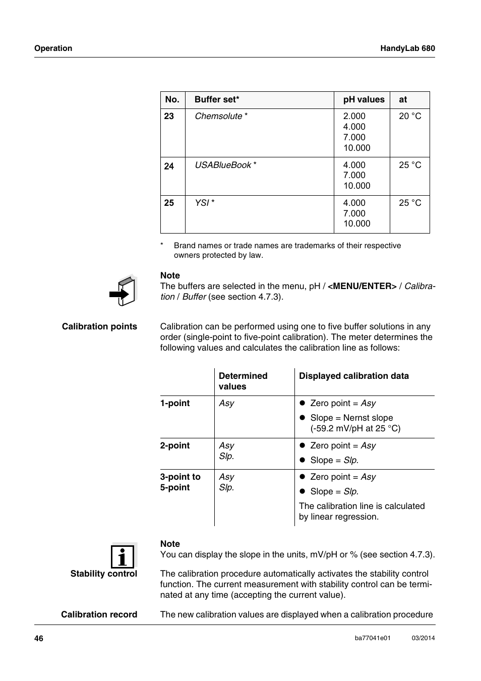 Xylem HandyLab 680 User Manual | Page 46 / 120