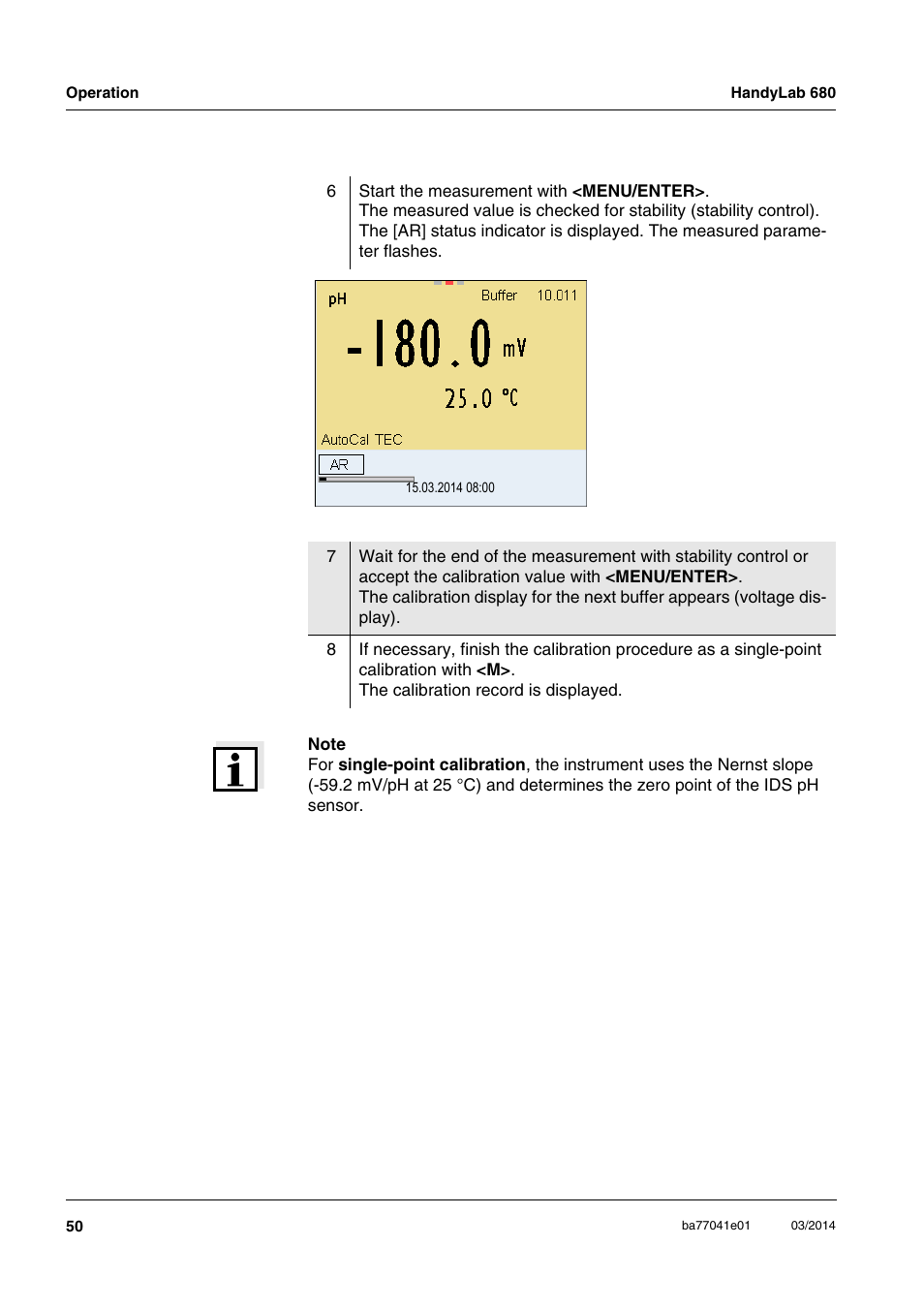 Xylem HandyLab 680 User Manual | Page 50 / 120