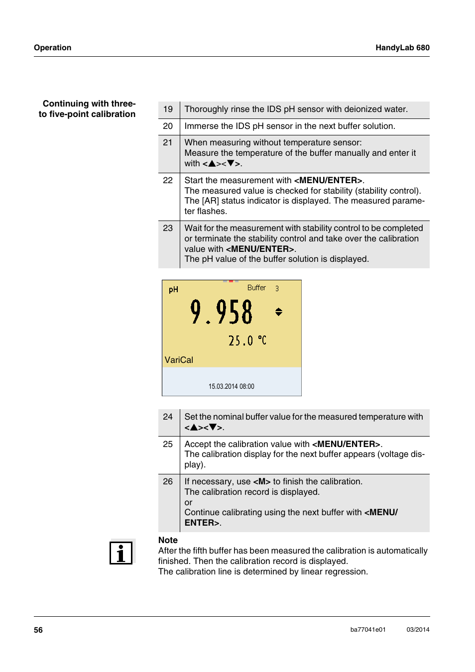 Xylem HandyLab 680 User Manual | Page 56 / 120