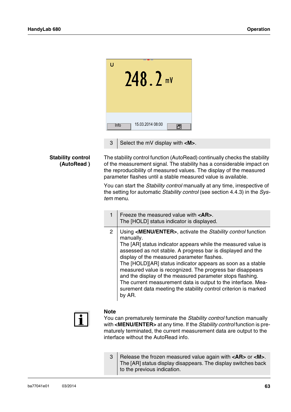 Xylem HandyLab 680 User Manual | Page 63 / 120