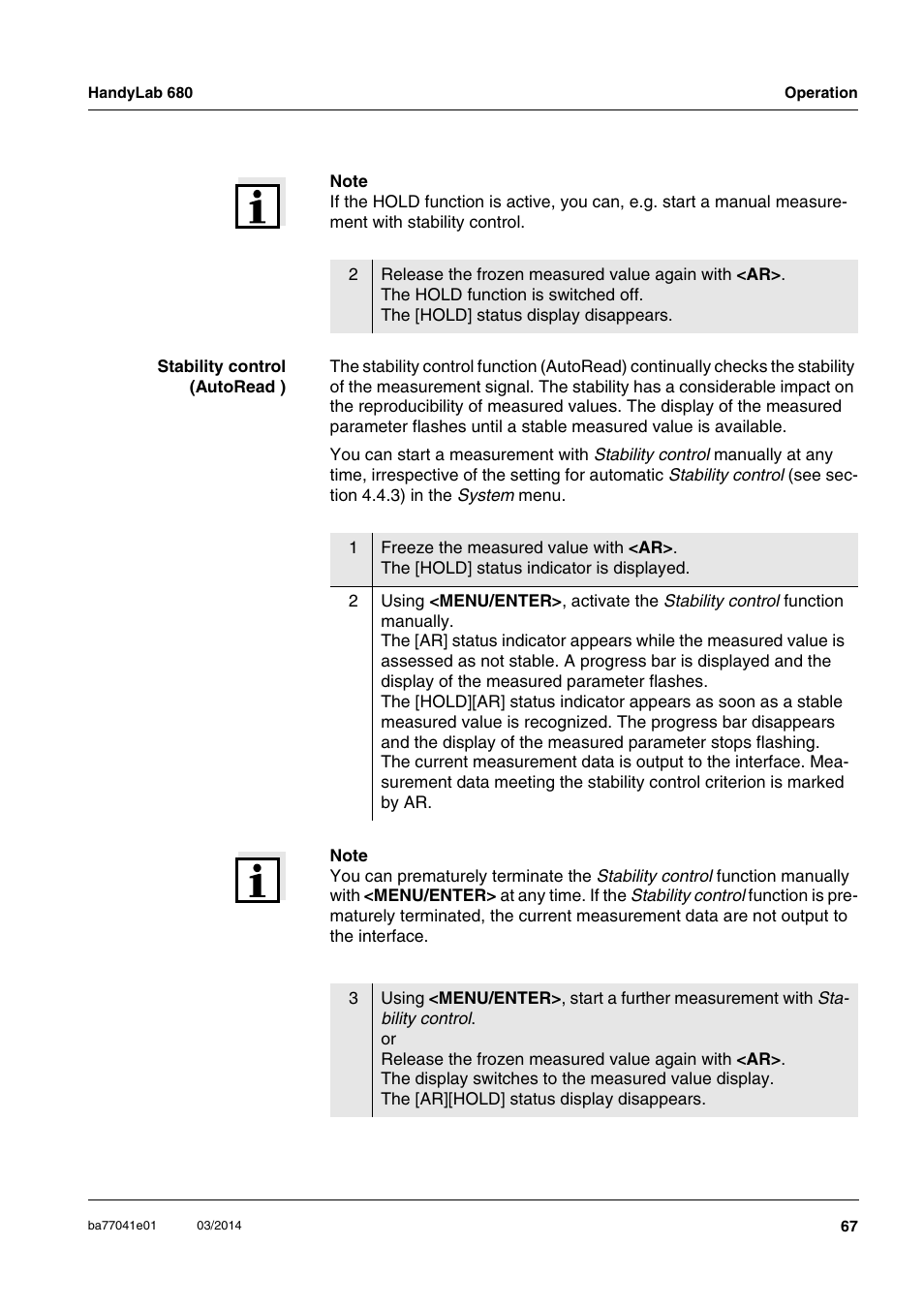 Xylem HandyLab 680 User Manual | Page 67 / 120