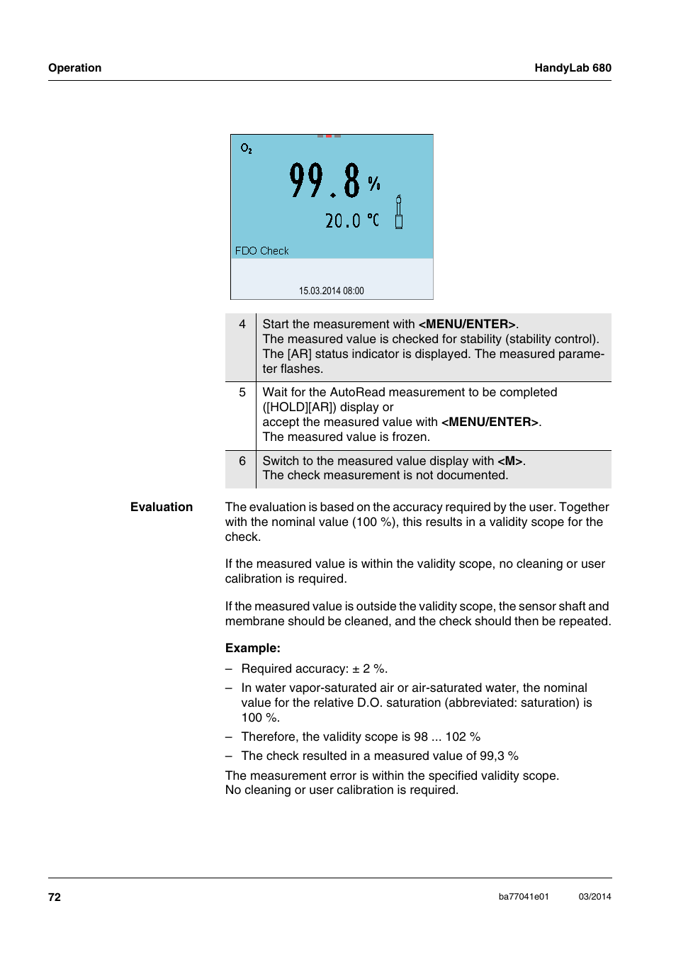 Xylem HandyLab 680 User Manual | Page 72 / 120