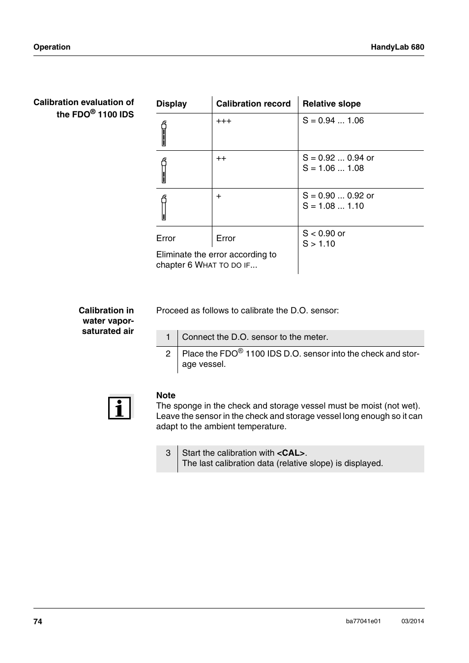 Xylem HandyLab 680 User Manual | Page 74 / 120