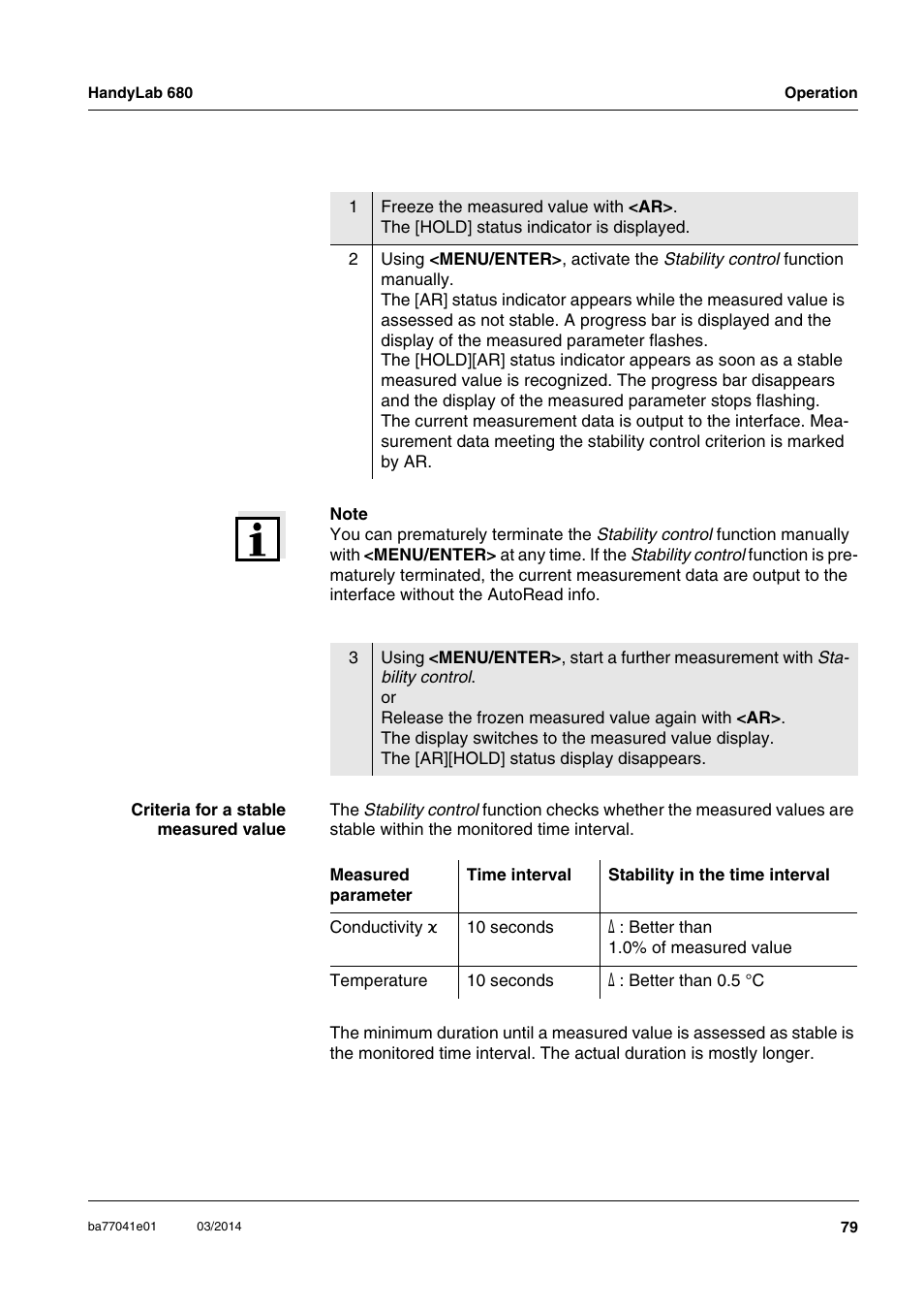 Xylem HandyLab 680 User Manual | Page 79 / 120