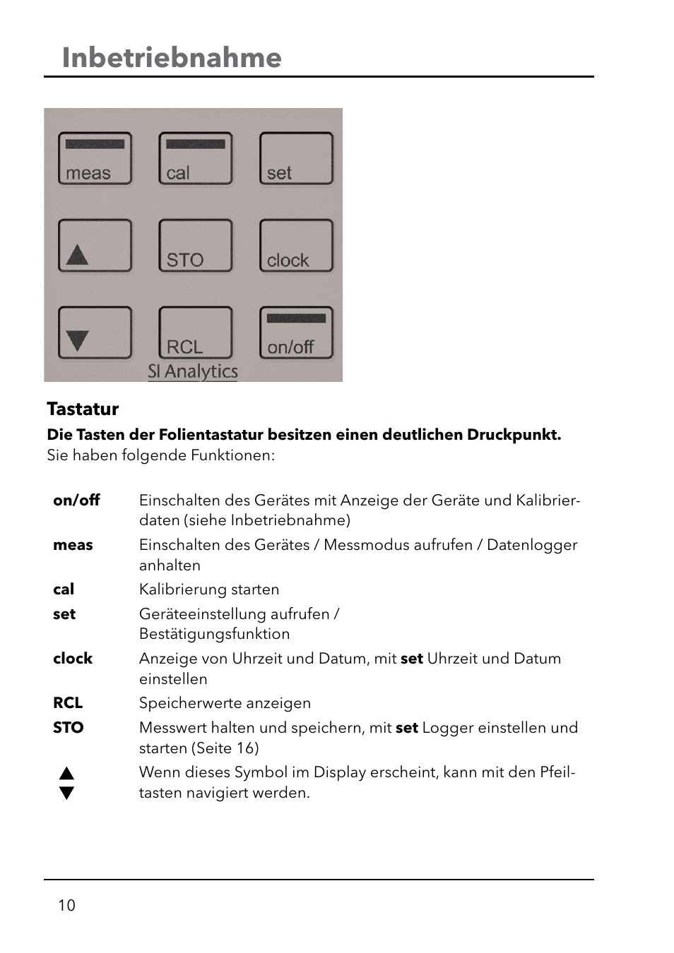 Inbetriebnahme | Xylem HandyLab 750(EX) User Manual | Page 10 / 128