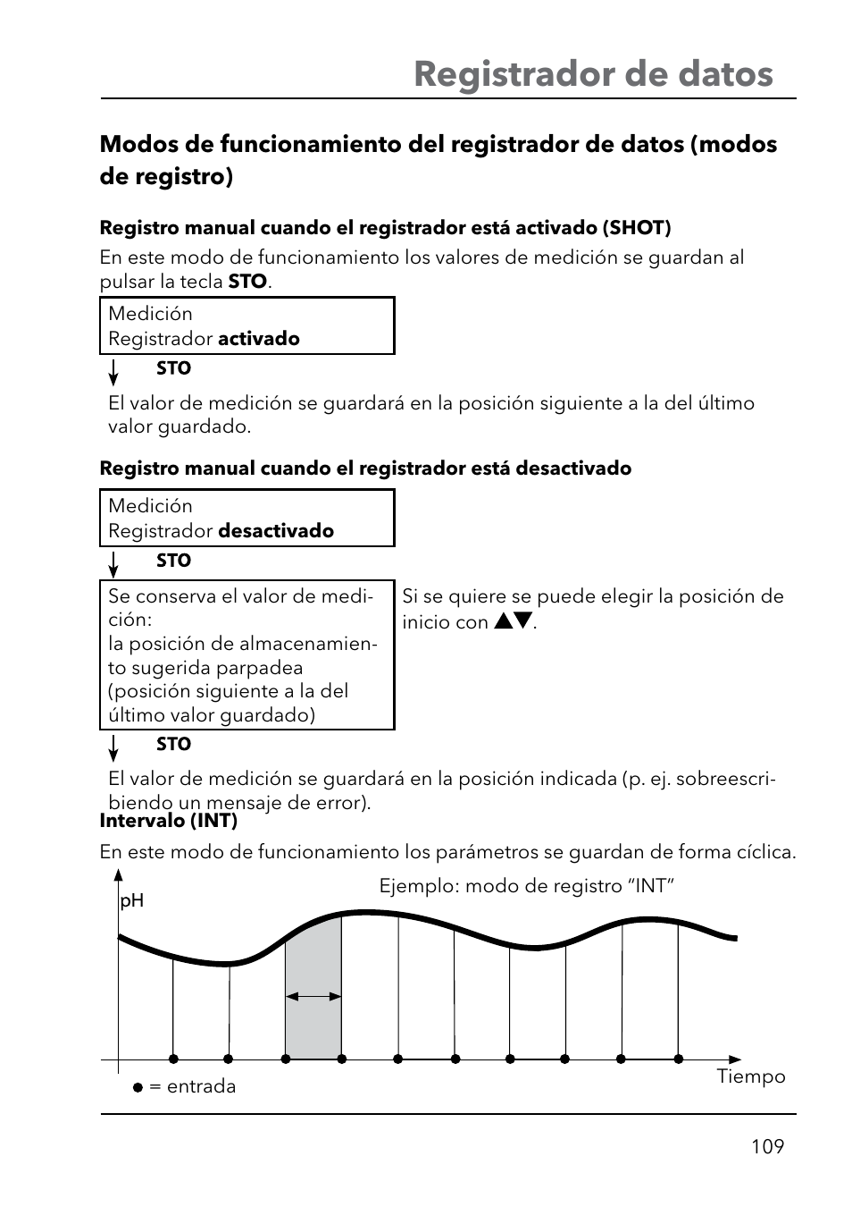 Registrador de datos | Xylem HandyLab 750(EX) User Manual | Page 109 / 128