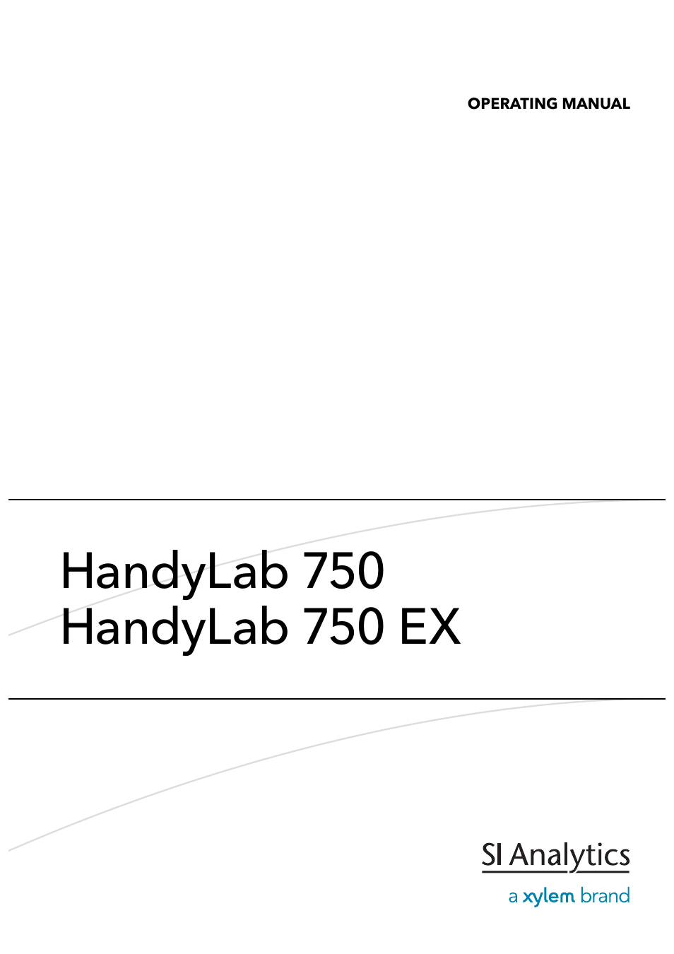 Xylem HandyLab 750(EX) User Manual | Page 33 / 128