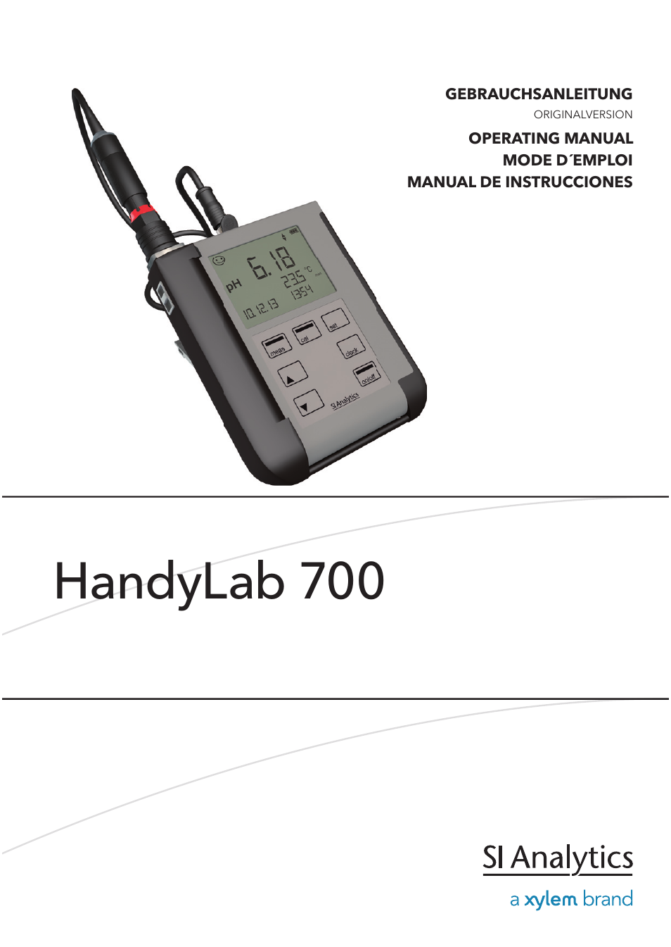 Xylem HandyLab 700 User Manual | 76 pages