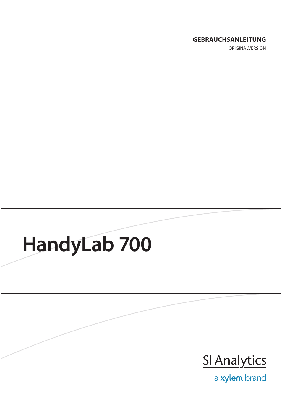 Handylab 700 | Xylem HandyLab 700 User Manual | Page 3 / 76