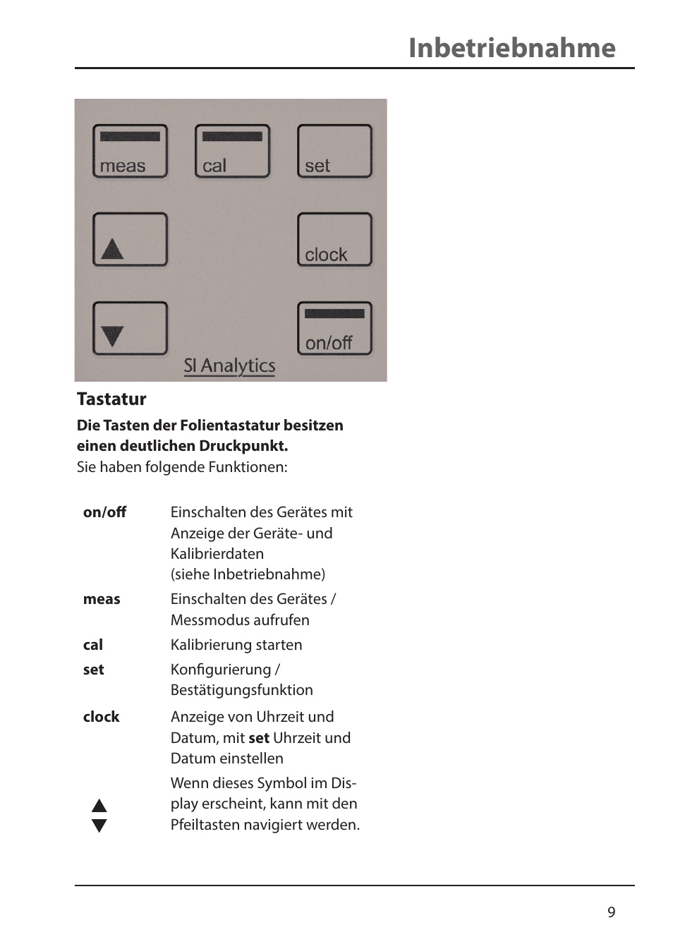 Inbetriebnahme | Xylem HandyLab 700 User Manual | Page 9 / 76