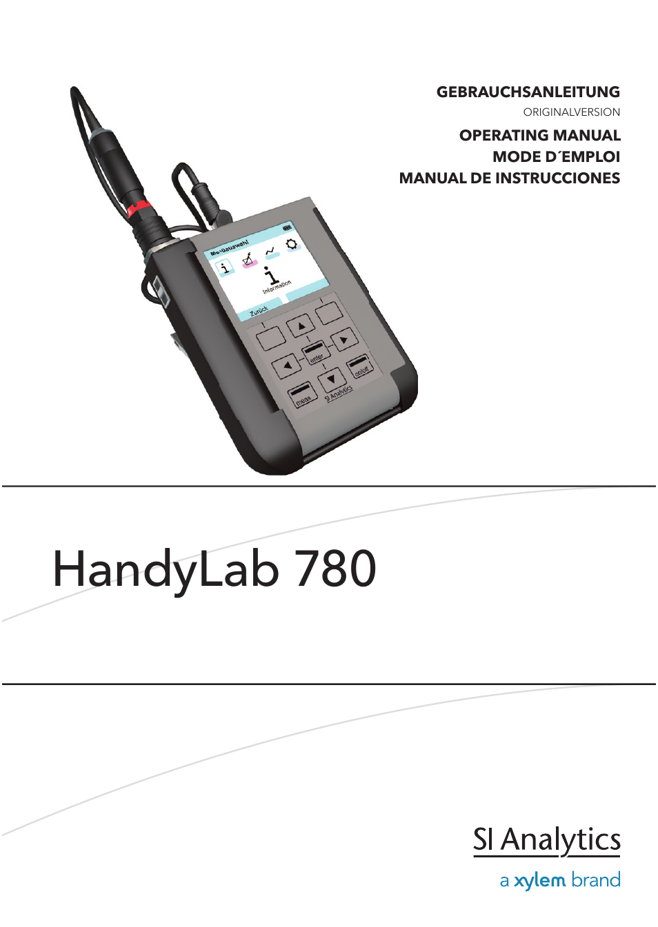 Xylem HandyLab 780 User Manual | 164 pages