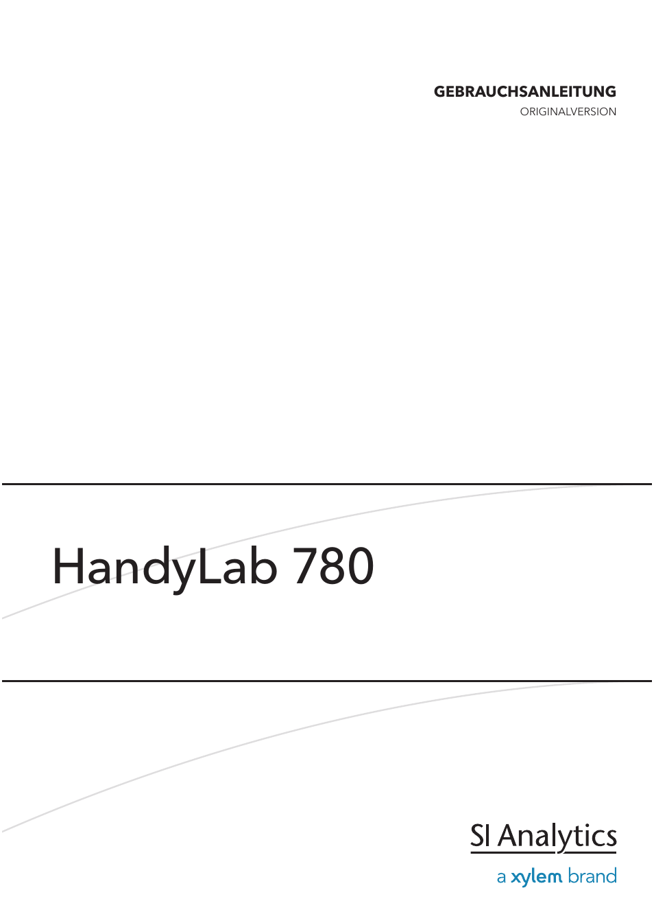 Handylab 780 | Xylem HandyLab 780 User Manual | Page 3 / 164