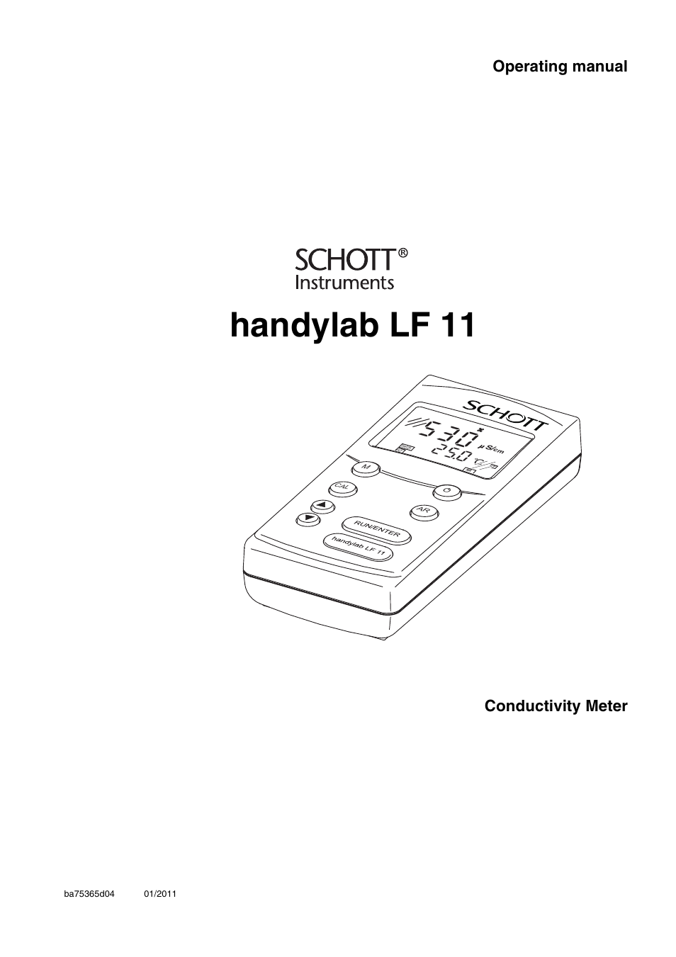 Xylem handylab LF 11 User Manual | 44 pages