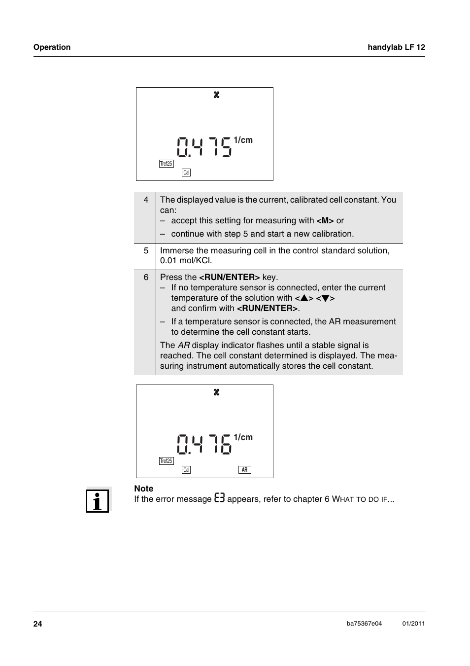 A l c, A l c 1 | Xylem handylab LF 12 User Manual | Page 24 / 64