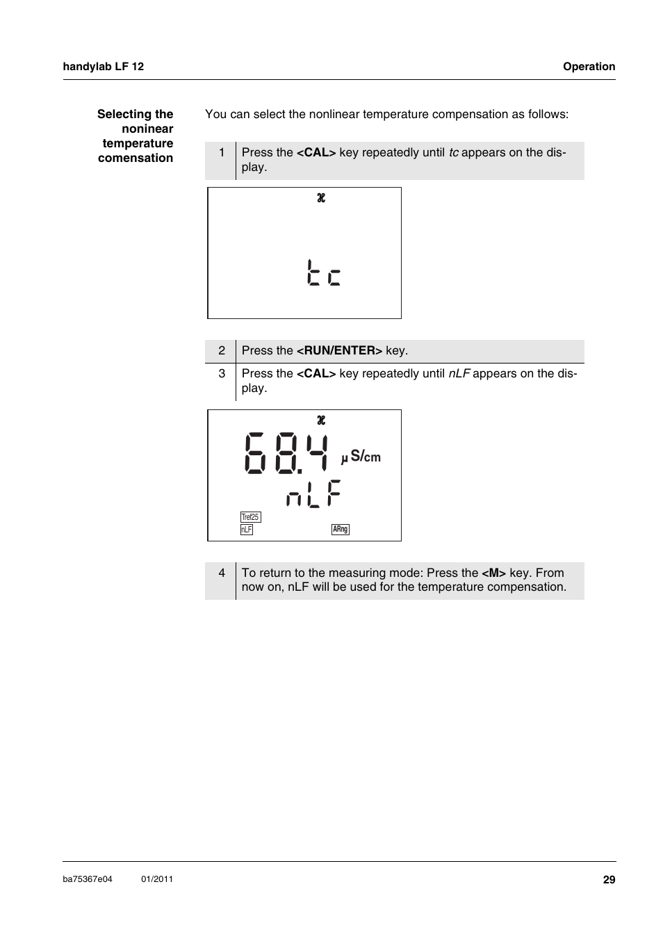 Fl n | Xylem handylab LF 12 User Manual | Page 29 / 64