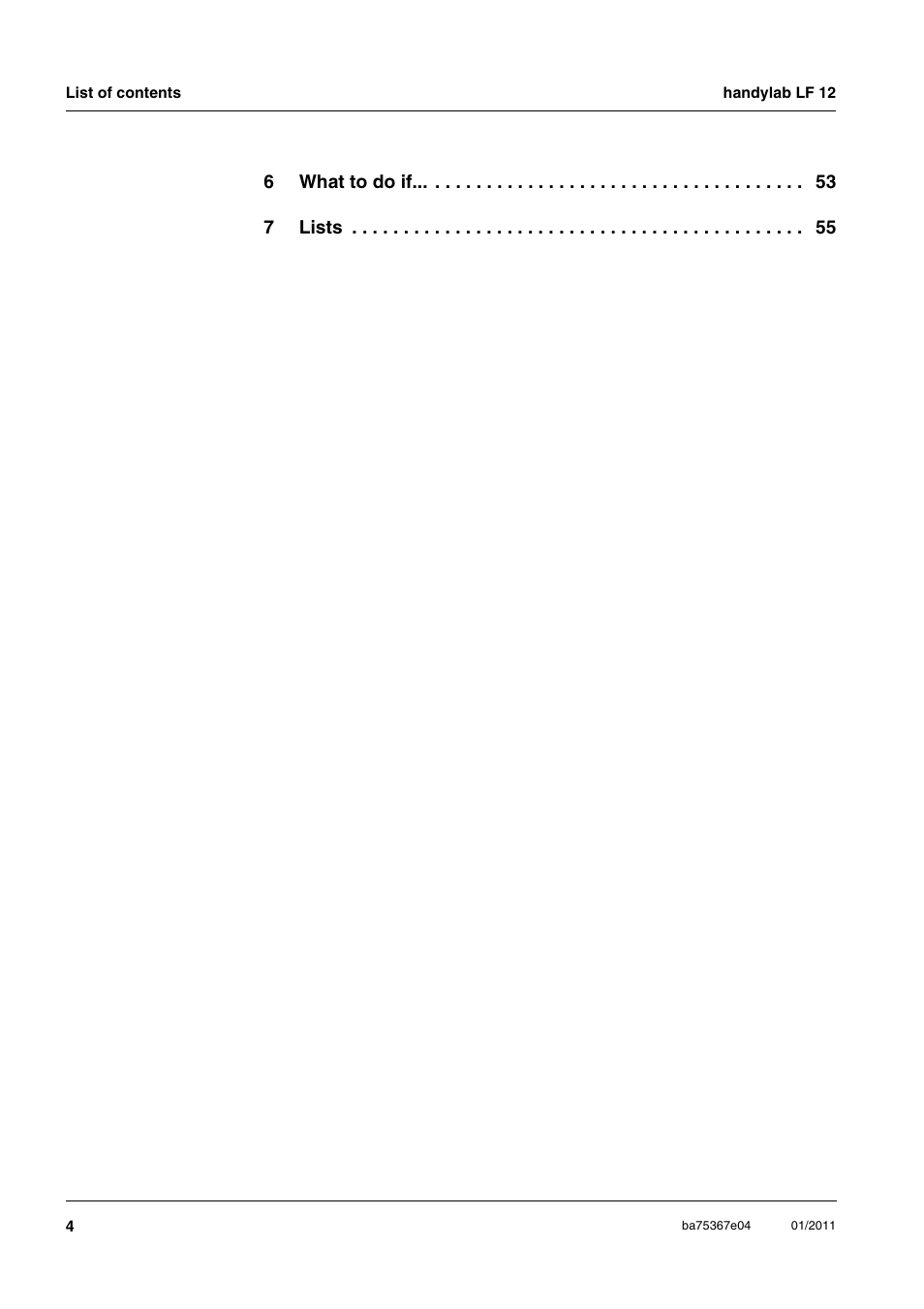 Xylem handylab LF 12 User Manual | Page 4 / 64