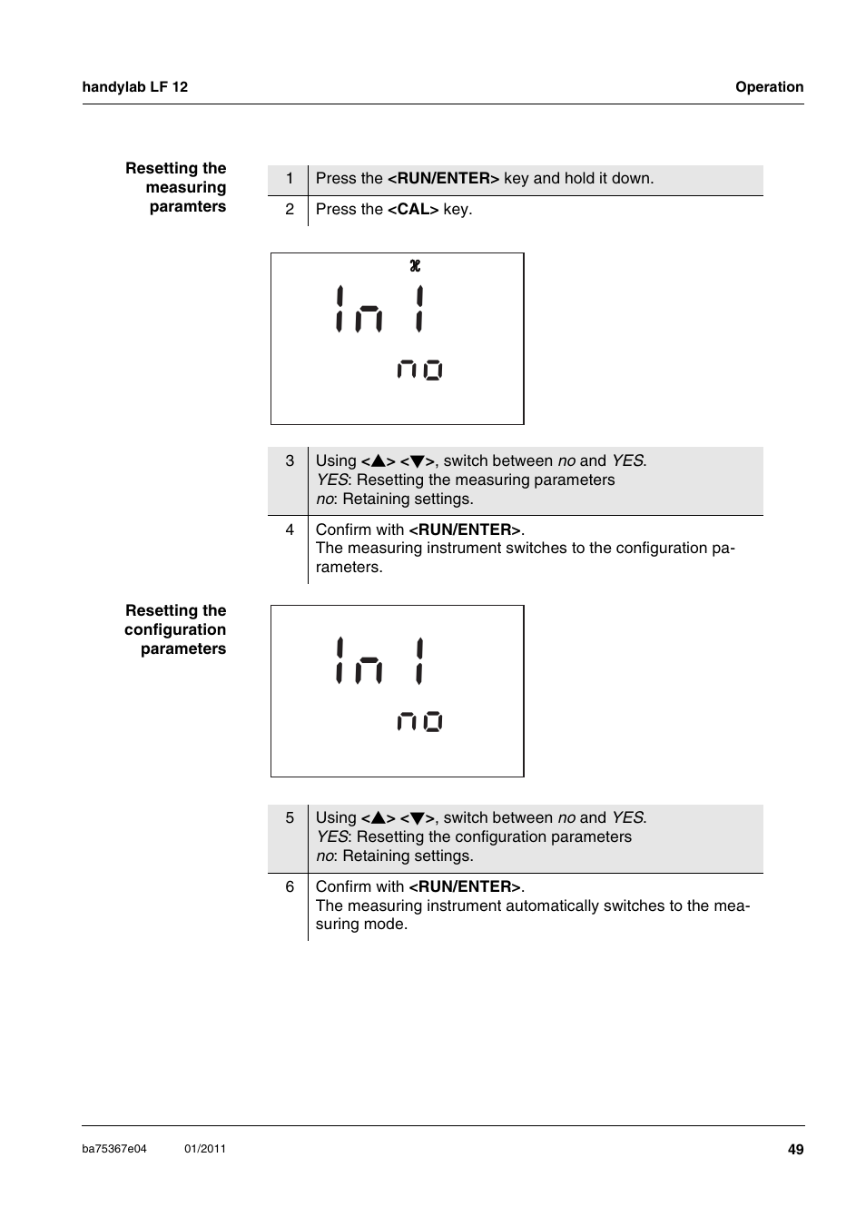 Xylem handylab LF 12 User Manual | Page 49 / 64