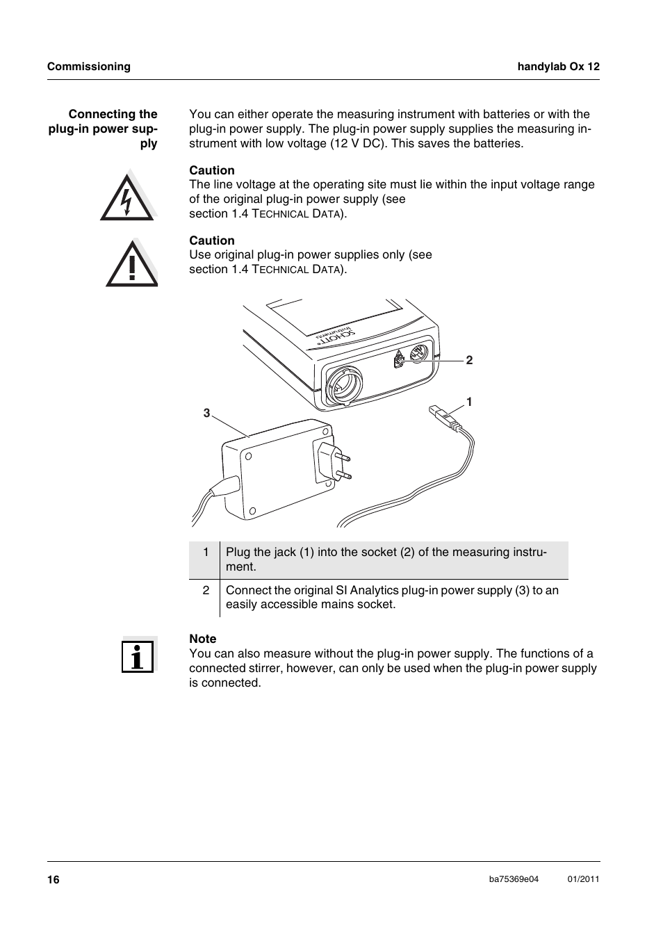 Xylem handylab OX 12 User Manual | Page 16 / 60