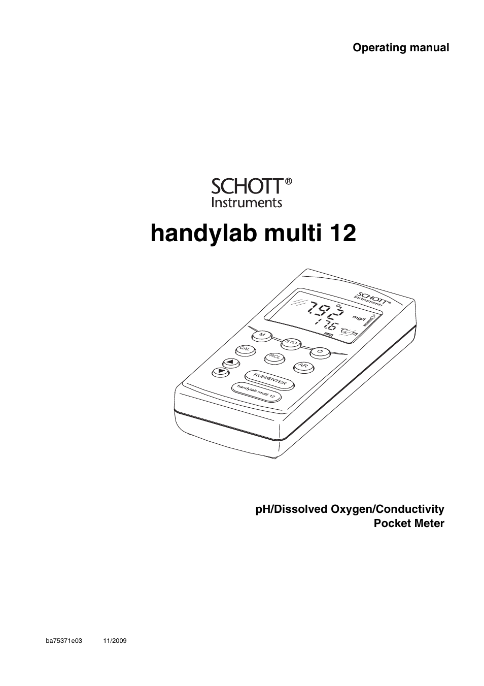 Xylem handylab multi 12 User Manual | 82 pages