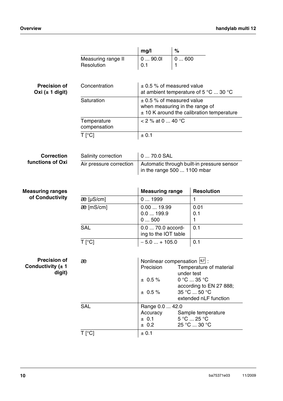 Xylem handylab multi 12 User Manual | Page 10 / 82