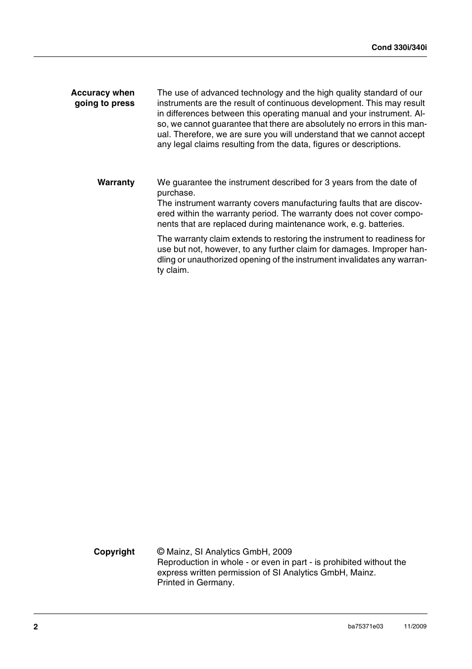 Xylem handylab multi 12 User Manual | Page 2 / 82