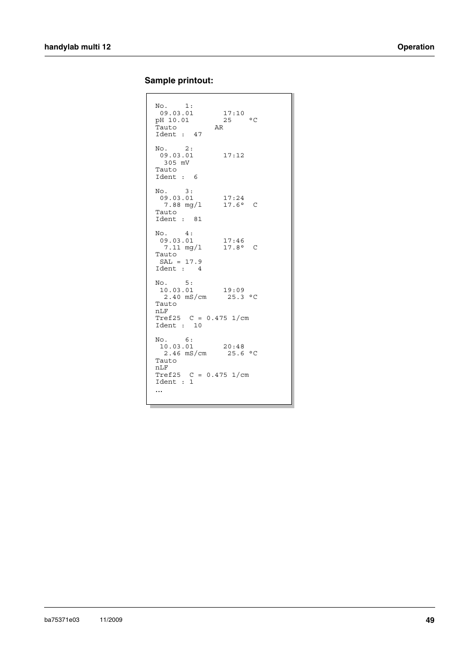 Xylem handylab multi 12 User Manual | Page 49 / 82