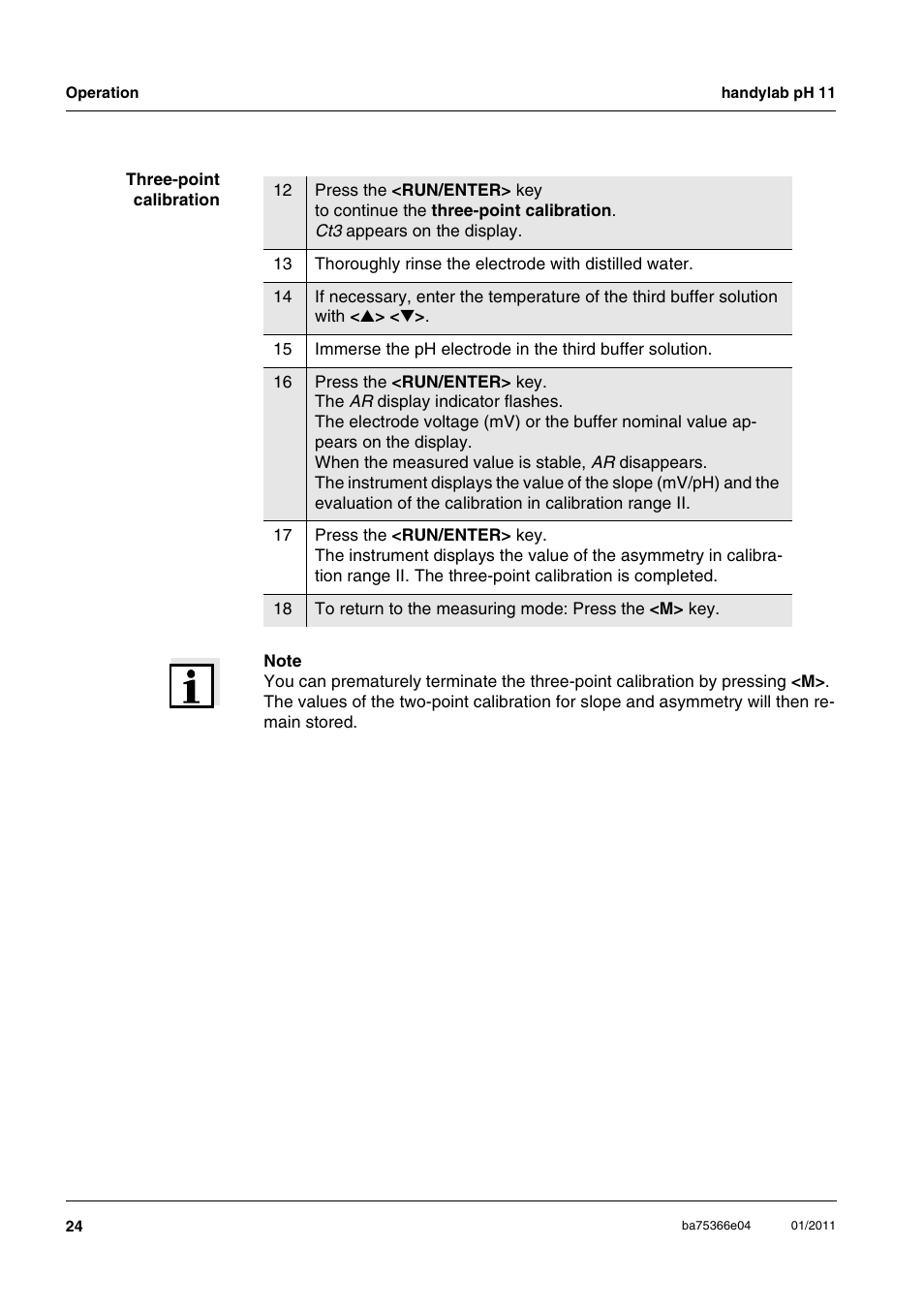 Xylem handylab pH 11 User Manual | Page 24 / 48