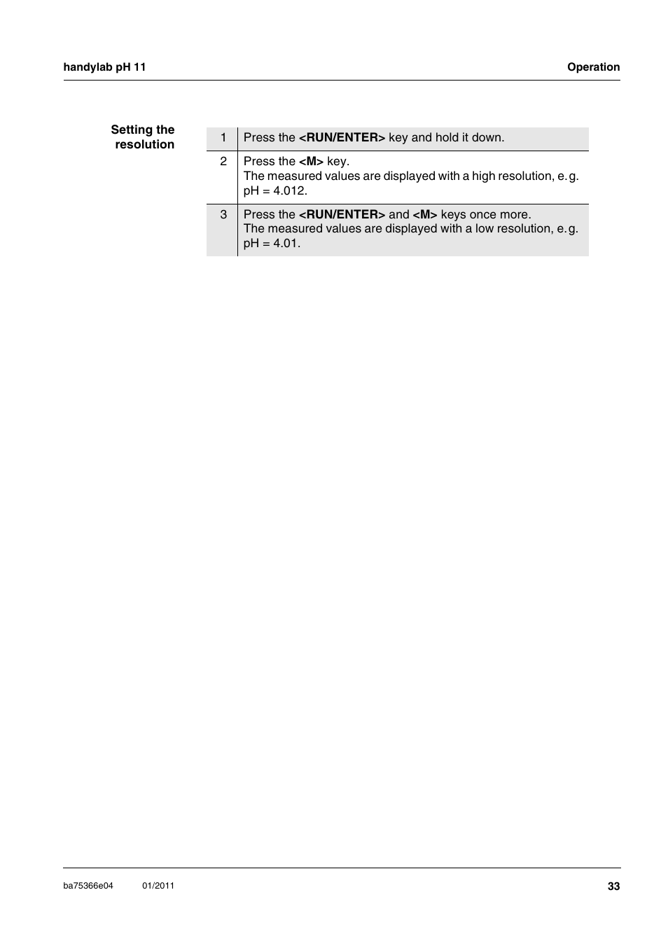 Xylem handylab pH 11 User Manual | Page 33 / 48