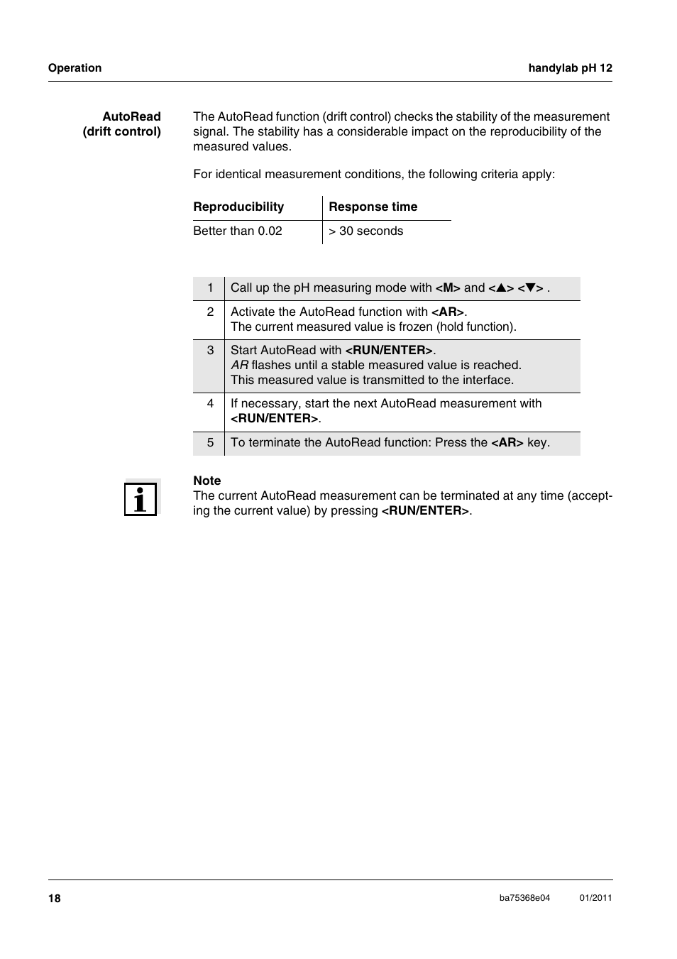 Xylem handylab pH 12 User Manual | Page 18 / 68