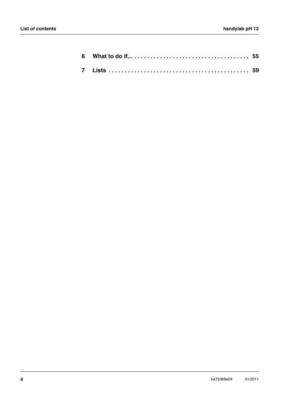 Xylem handylab pH 12 User Manual | Page 4 / 68