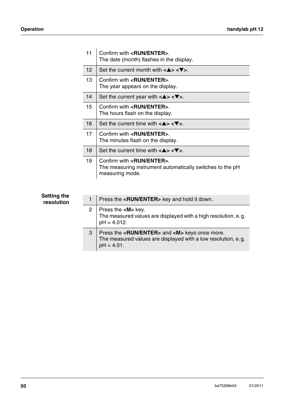 Xylem handylab pH 12 User Manual | Page 50 / 68