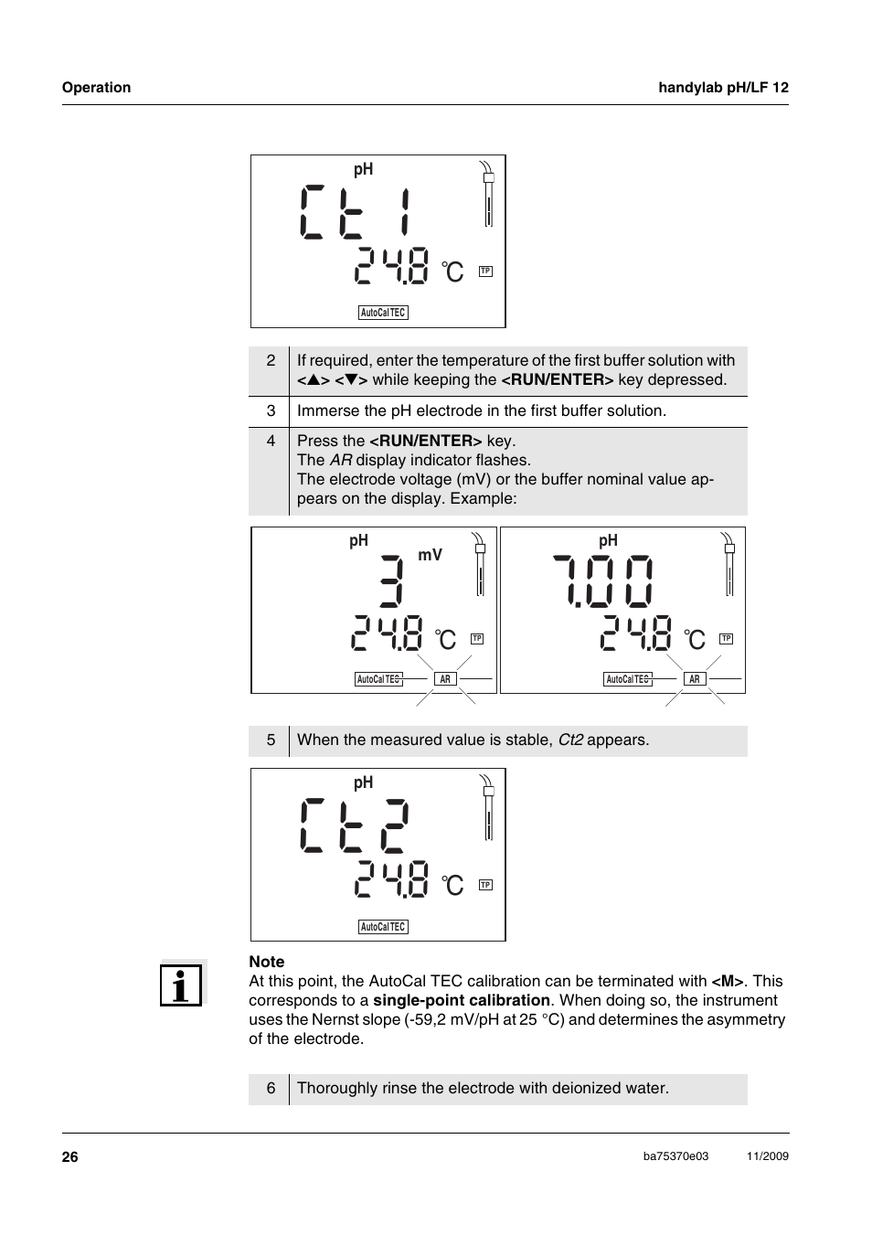 Xylem handylab pH LF 12 User Manual | Page 26 / 80