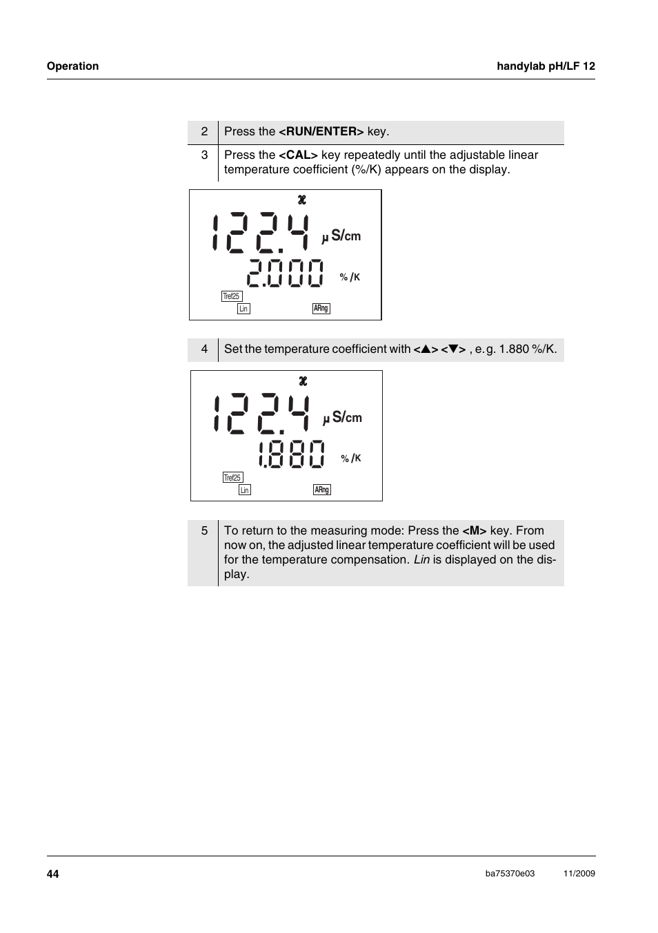 Xylem handylab pH LF 12 User Manual | Page 44 / 80