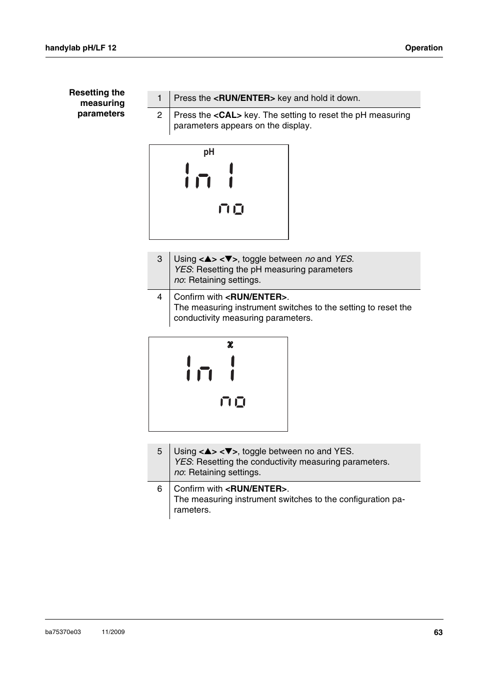 N i i | Xylem handylab pH LF 12 User Manual | Page 63 / 80