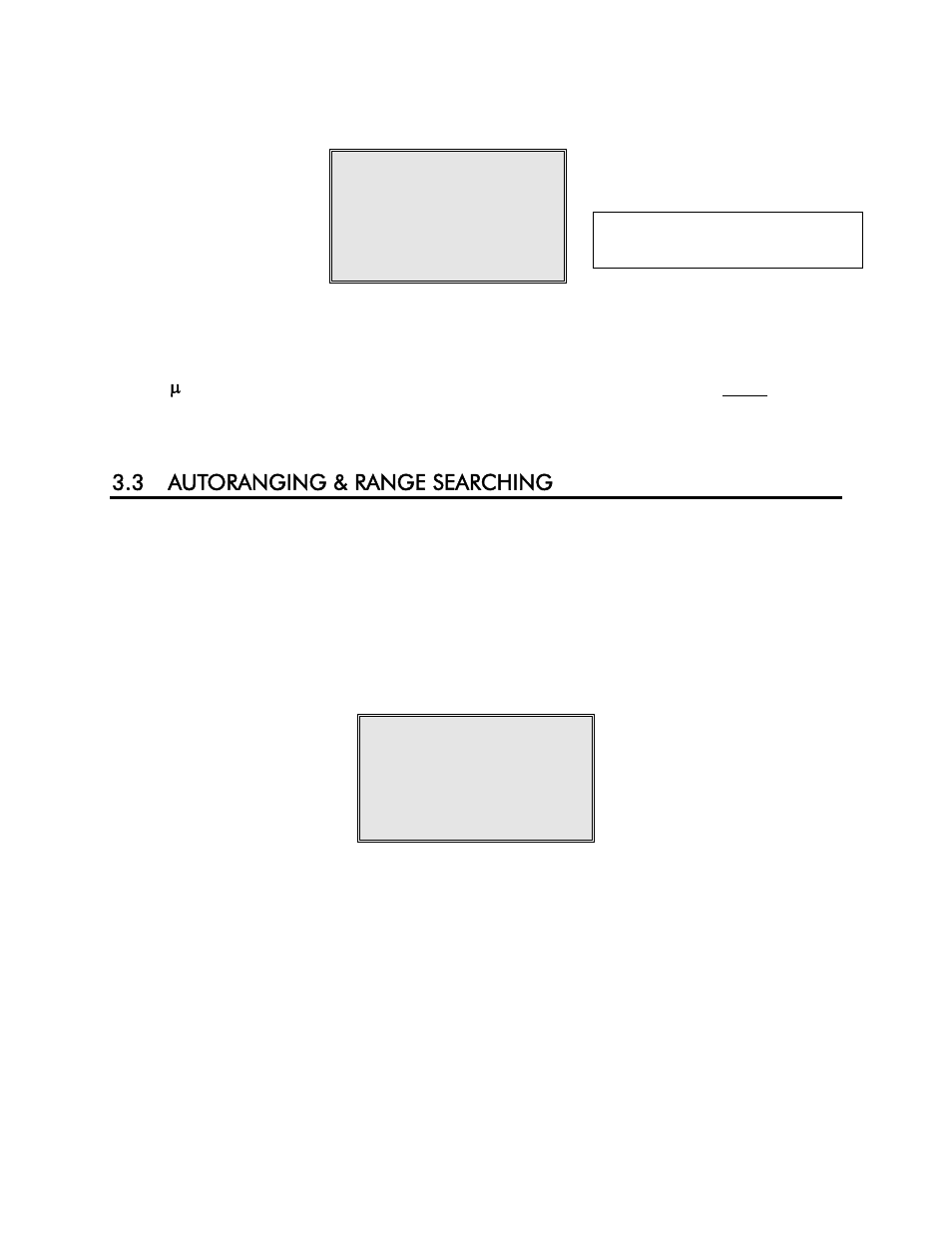 3 autoranging & range searching, Rang | YSI 30 User Manual | Page 11 / 52