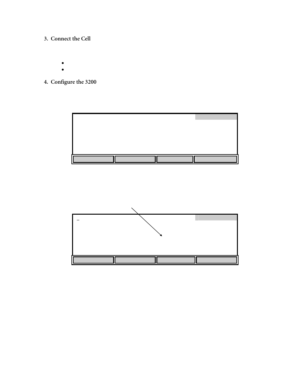 Connect the cell, Configure the 3200 | YSI 3200 User Manual | Page 13 / 86