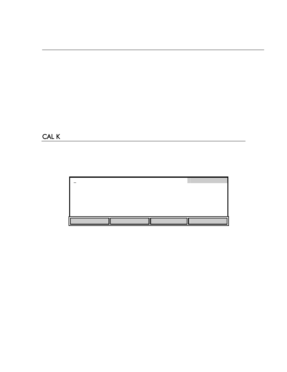 Cal k, Single point | YSI 3200 User Manual | Page 18 / 86