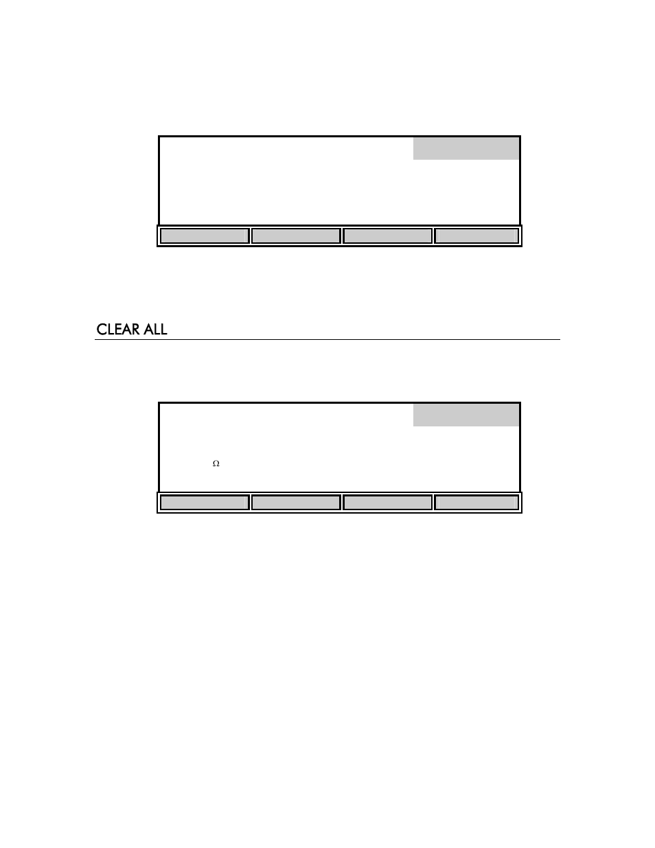 Clear all, Ms/cm | YSI 3200 User Manual | Page 34 / 86