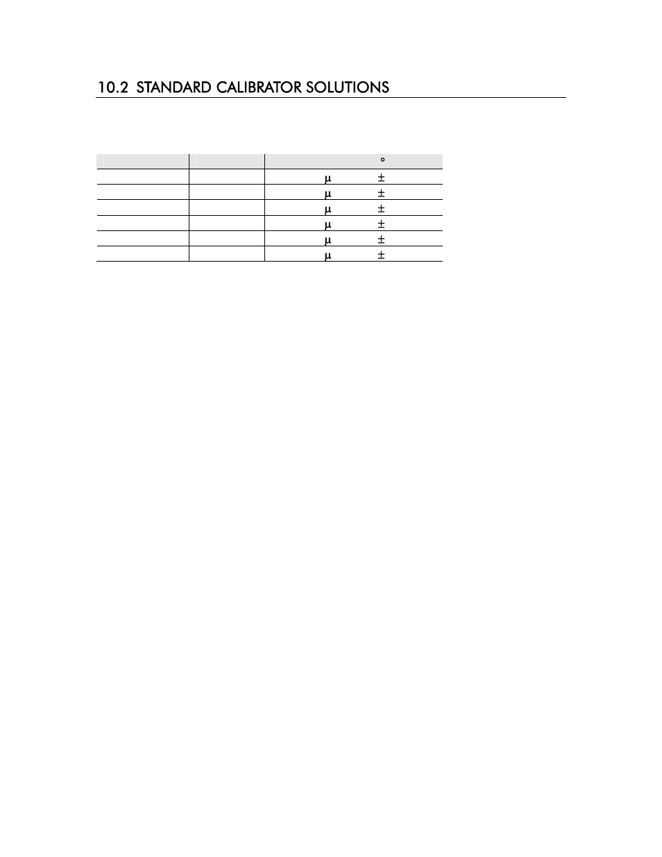 2 standard calibrator solutions | YSI 3200 User Manual | Page 69 / 86