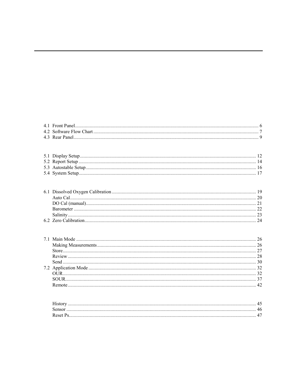 YSI 5000 User Manual | Page 2 / 70