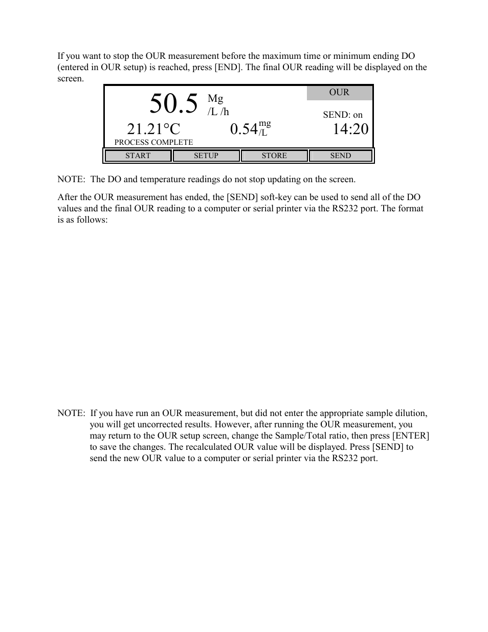 YSI 5000 User Manual | Page 38 / 70