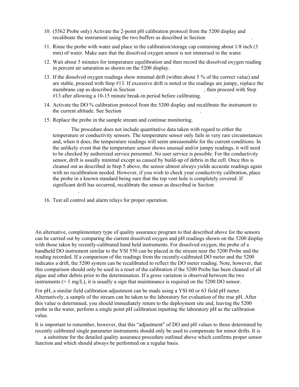 YSI 5200 User Manual | Page 111 / 148