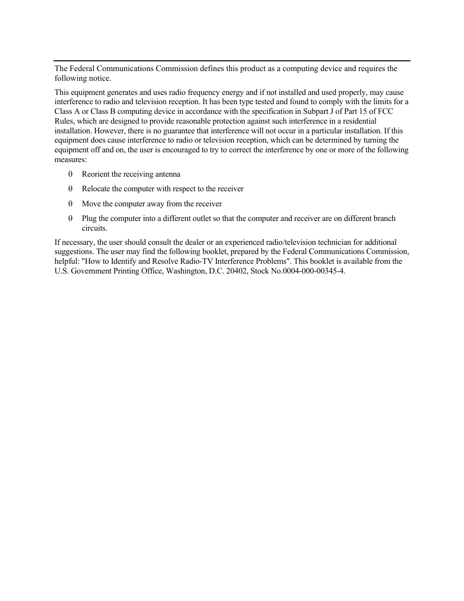 Required notice, Section 19 | YSI 5200 User Manual | Page 140 / 148