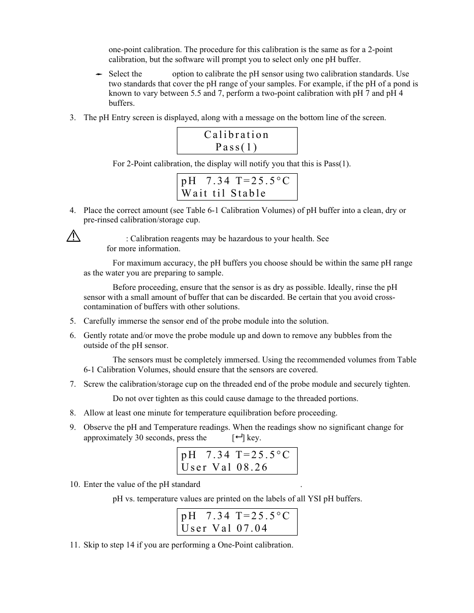 YSI 5200 User Manual | Page 71 / 148
