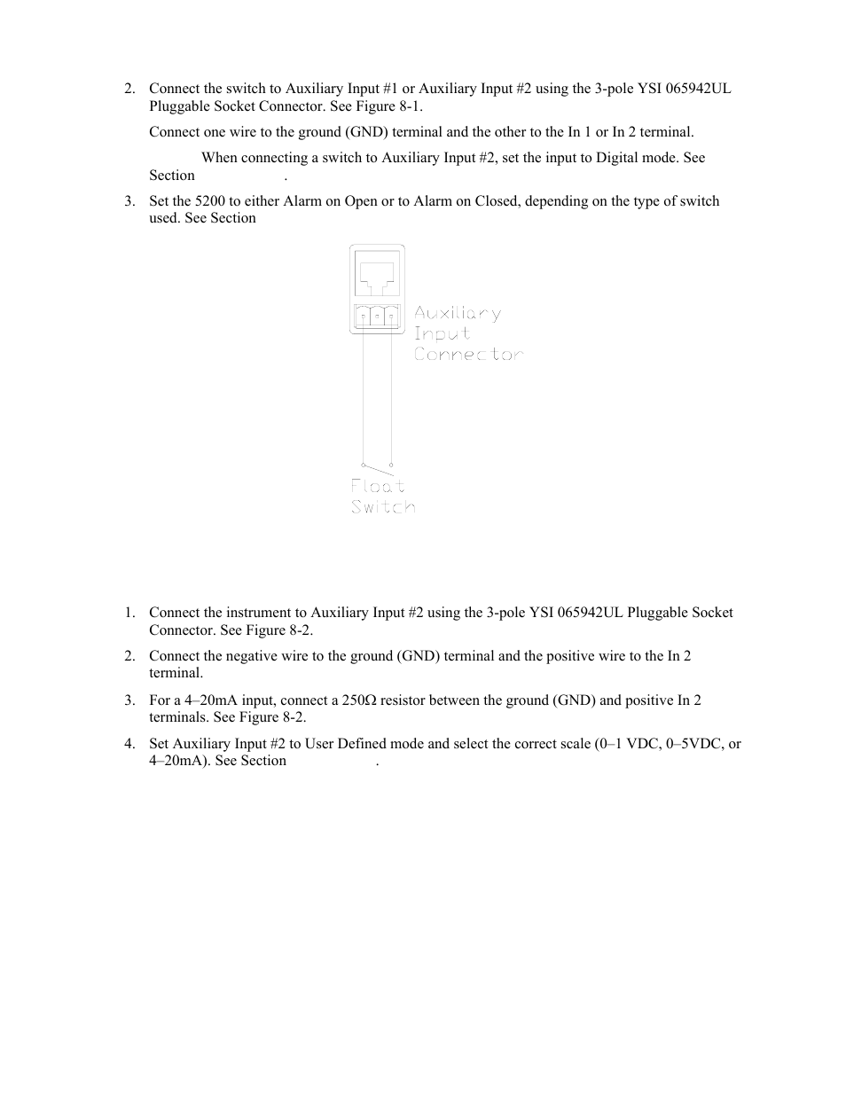 Example (user defined)—connecting an instrument, 2 example (user defined)—connecting an instrument | YSI 5200 User Manual | Page 82 / 148