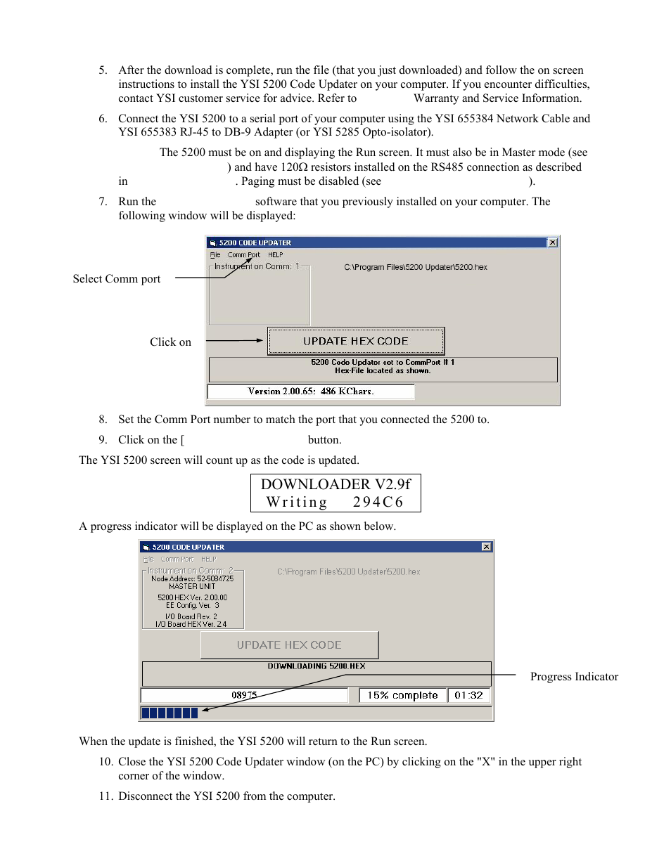 YSI 5200 User Manual | Page 92 / 148