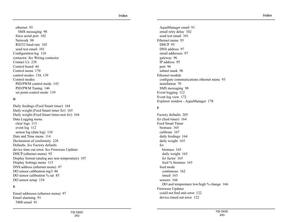 YSI 5500D-1 User Manual | Page 122 / 127
