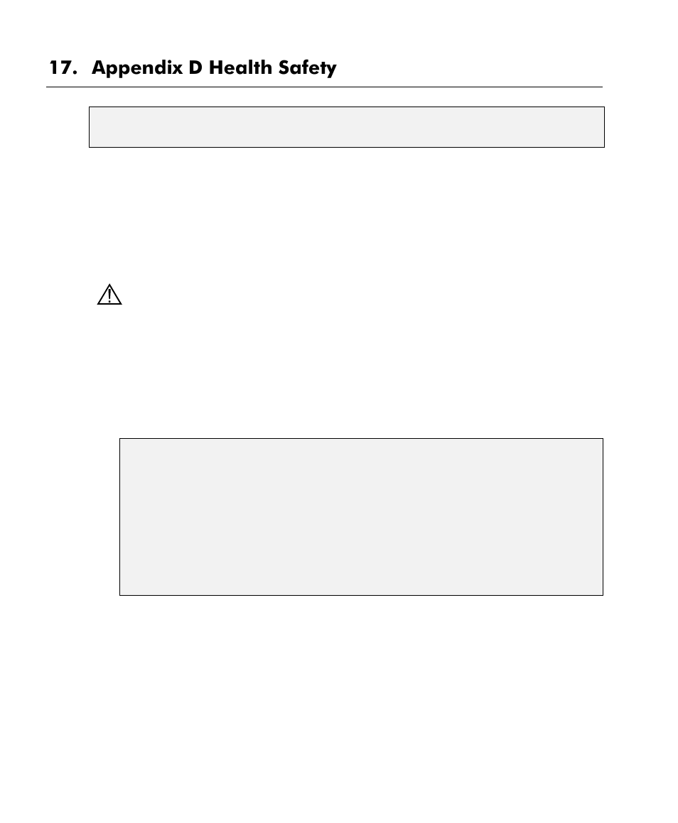 Appendix d health safety | YSI 556 MPS User Manual | Page 114 / 136